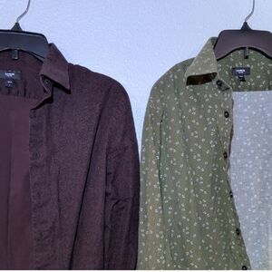 (2)EXPRESS SMALL LONG SLEEVE Shirts